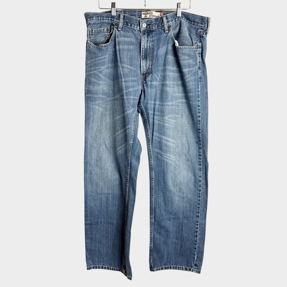 Levis 559 Relaxed Straight Jeans Mens 38x34 Blue Denim Medium Wash